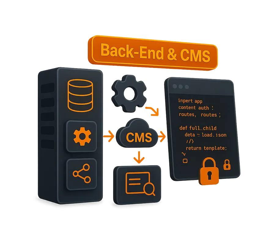 Back-end and CMS integration