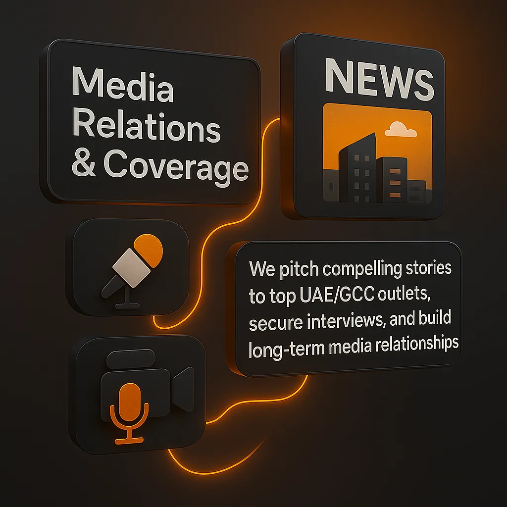 Media relations and press coverage in Dubai and GCC